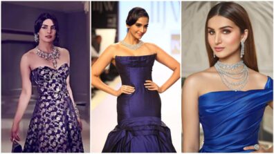 Fashion Faceoff: Priyanka Chopra, Sonam Kapoor and Tara Sutaria stun in blue gown and diamond necklace, netizens stunned