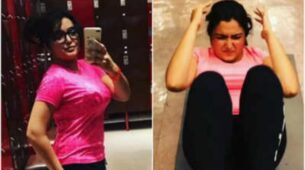 Fit & Fab: Pictures Of Aamrapali Dubey Sweating It Out In Gym