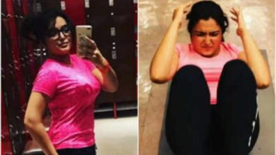 Fit & Fab: Pictures Of Aamrapali Dubey Sweating It Out In Gym