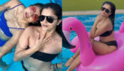 Friends Forever: Rubina Dilaik and Keerti Kelkar raise oomph in swimwear together, see viral pool video, Jasmin Bhasin winks