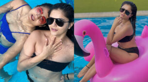 Friends Forever: Rubina Dilaik and Keerti Kelkar raise oomph in swimwear together, see viral pool video, Jasmin Bhasin winks