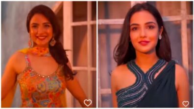 From Embellished Designer Nine Yards to Ethnic Kurtas, take a look at Jasmin Bhasin’s Vibrant wardrobe