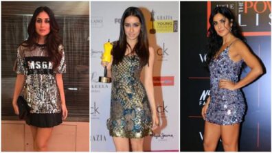 From Kareena Kapoor to Shraddha Kapoor and Katrina Kaif: B-Town babes and their never-ending love for sequin mini dresses