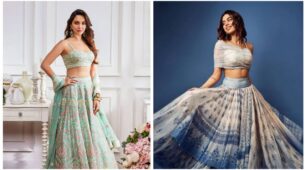 From Kiara Advani’s Lovestruck Lehenga to Khushi Kapoor’s Forest Pixie Crop Top Skirt: Anita Dongre has wowed us with her incredible designs