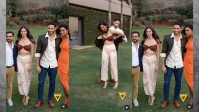 Gehraiyaan Promotions: Deepika Padukone sizzles in embellished orange outfit, Siddhant Chaturvedi gets protective for Ananya Panday