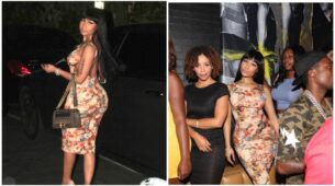 Get Ready For Date Night Wearing Nicki Minaj’s Body Hugging Dress, Take Fashion Notes