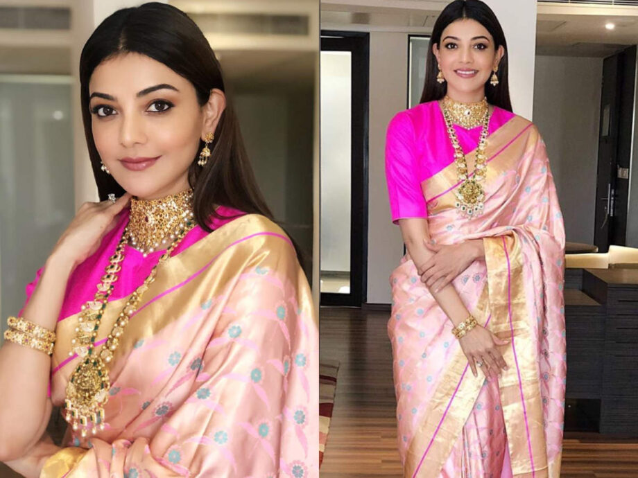 Go Pink or Go Home: Kajal Aggarwal Vs Rashmika Mandanna, Who Looks Prettiest in Any Shade of Pink? - 3