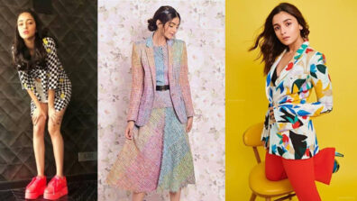 Go playful with Multicoloured Blazers like Sonam Kapoor, Alia Bhatt & Ananya Panday