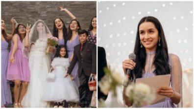 Humble Superstar: Shraddha Kapoor turns bridesmaid for makeup artiste, netizens in awe of gesture