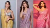 In love with sequin saree and noodle strap blouse designs? Jacqueline Fernandez, Janhvi Kapoor and Nora Fatehi are your ‘vogue queens’