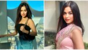 International Vs Desi: Jannat Zubair Rahmani in off-shoulder black outfit or pink saree, which is your favourite? (Vote Now)
