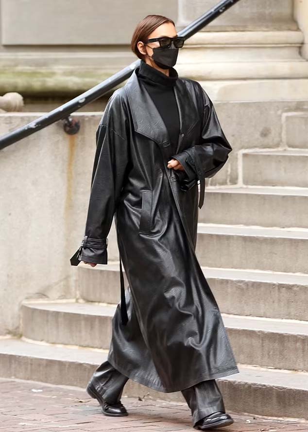 Irina Shayk Sports A Black Monochromatic Look As She Hits The Streets, Check Out Pictures - 1