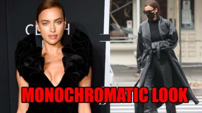 Irina Shayk Sports A Black Monochromatic Look As She Hits The Streets, Check Out Pictures