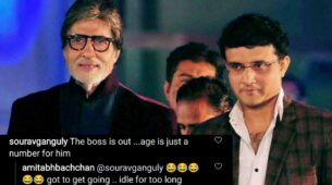 IWMBuzz Cricinfo: Sourav Ganguly drops cool comment on Amitabh Bachchan’s photo, Big B responds