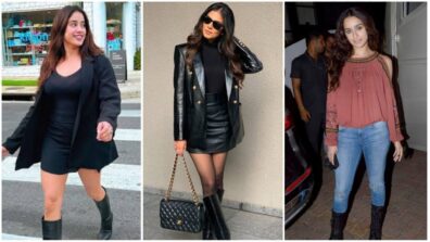 Janhvi Kapoor, Malavika Mohanan and Shraddha Kapoor are real-life slayers, set major vogue trends in leather footwear