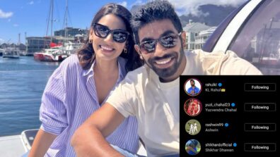 Jasprit Bumrah and Sanjana Ganesan are ‘couple goals’ in new romantic snap, KL Rahul, Yuzvendra Chahal, R Ashwin and Shikhar Dhawan love it