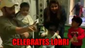 Kapil Sharma does bhangra with his kids Trishaan and Anayra at Lohri celebrations, check cute video