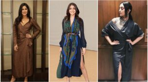 Katrina Kaif, Anushka Sharma and Sonakshi Sinha shine bright like diamonds in fluffy wrap dresses, rate out of 10