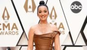 Katy Perry Styles In Brown Leather Dress And We Would Love Wearing It