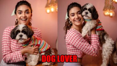 Keerthy Suresh is a total dog lover and these pictures are proof