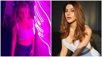 Khatron Ke Khiladi Divas Anushka Sen vibes for a “neon night’, Nikki Tamboli turns a white swan