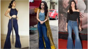 Kiara Advani, Shraddha Kapoor and  Ananya Panday are making Flare Jeans Chic