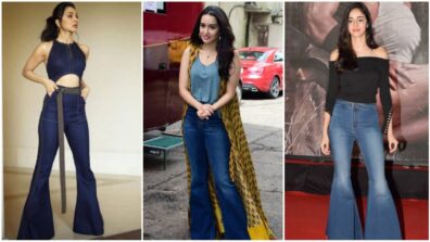 Kiara Advani, Shraddha Kapoor and  Ananya Panday are making Flare Jeans Chic