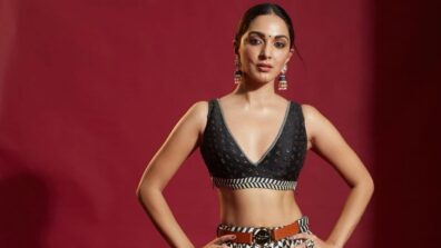 Kiara Advani’s black and white lehenga by JJ Valaya has a unique western touch to it, See Pics