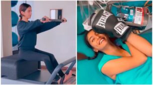 KKK 11 Fitness Diaries: Anushka Sen sweats it out in pilates session, Sana Makbul spotted boxing like a pro