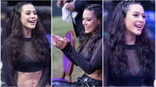 Krishna Shroff Ups The Attractiveness Factor With A Black Bralette And Transparent Top – Pictures Go VIRAL