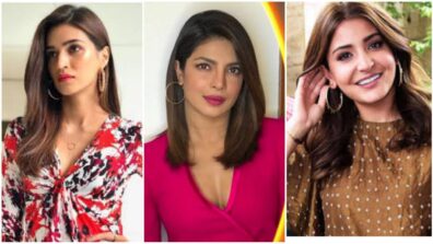 Kriti Sanon, Priyanka Chopra and Anushka Sharma melt hearts with hoop earrings style, your dream date?