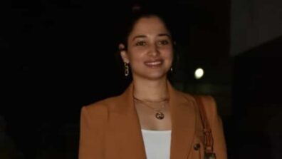 Tamannaah Bhatia Gives Major Formal Fashion Vibes In Monochrome Brown Suit: Check Out