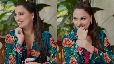 Lara Dutta looks like a timeless beauty in a ₹39k velvet floral jacket, Check out the pictures