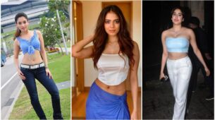 Learn from Tamannaah Bhatia, Malavika Mohanan and Janhvi Kapoor how to style your sultry crop tops