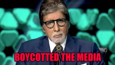 Legend Amitabh Bachchan Boycotted The Media For Banning Him Says “I Should Have The Freedom To Ban Press Too”