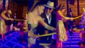 Love At First Bite: ‘Millionaire’ Urvashi Rautela cuts lavish cake with huge gold-plated sword, see viral leaked footage