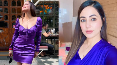 Love, Light And Lilac: Shraddha Arya and Hina Khan sizzle in purple, are you falling in love?