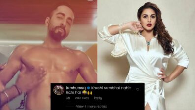 Maalish Tel Maalish: Ayushmann Khurrana gets oil massage done inside vanity van, Huma Qureshi says, ‘khushi sambhal nahi rahi hai…’