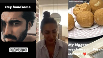 Malaika Arora munches on yummy ‘besan ke ladoo’, can’t stop admiring BF Arjun Kapoor’s ‘handsome’ personality