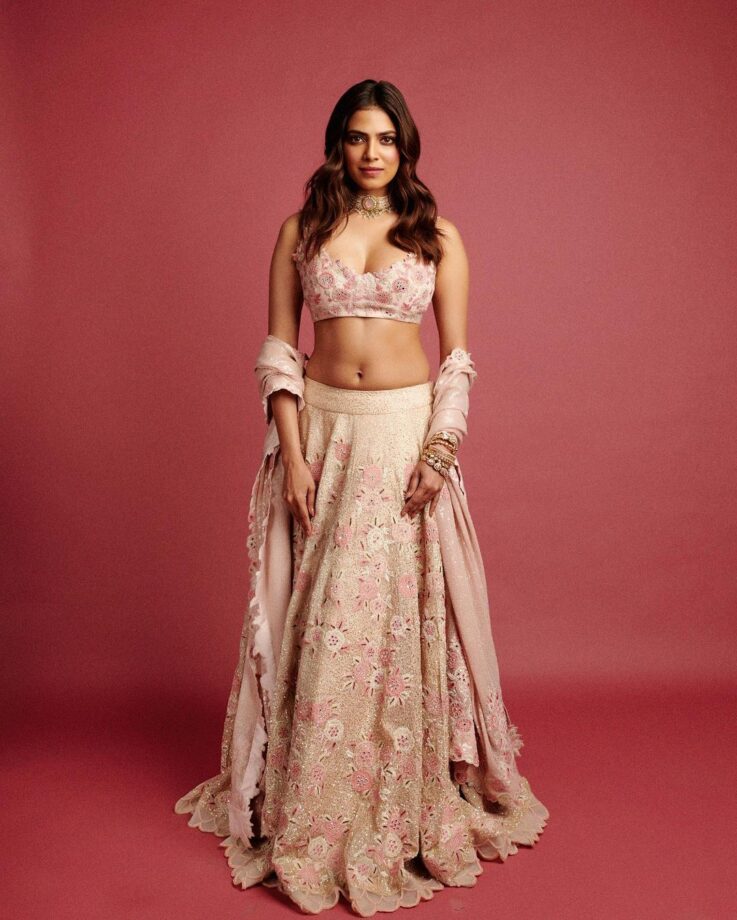 Malavika Mohanan Looks Mesmerizing in Floral Lehenga, Fans Can’t Stop Crushing - 1