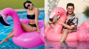 Masti Mode On: Rubina Dilaik Vs CarryMinati: Your favourite celebrity with inflatable pool toy?