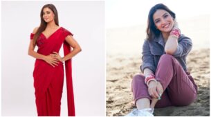 Mesmerizing Beauties: Shweta Tiwari shines bright like diamond in red saree, Jasmin Bhasin turns ‘smiling assassin’