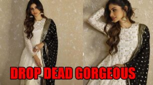 Mouni Roy Looks Drop Dead Gorgeous In White And Golden Sharara Set, HIGH PRICETAG ALERT