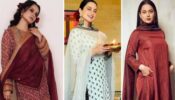 Look Hottie Yet Desi With Kangana Ranaut In Glam Kurta Suits