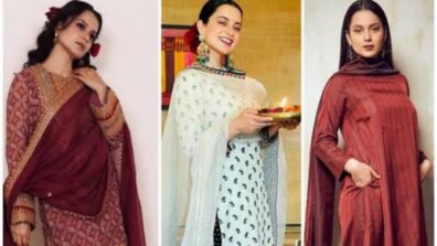 Look Hottie Yet Desi With Kangana Ranaut In Glam Kurta Suits