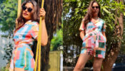 Naagin babe Surbhi Chandna flaunts her vogue statement in multicoloured prints, we can’t stop drooling