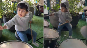 New Entry in The Kapil Sharma Show: Comedian’s son showcases drumming skills, fans love it