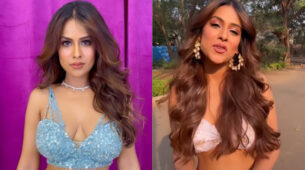 Nia Sharma stuns netizens with her pink and blue desi ethnic avatars, are you drooling?