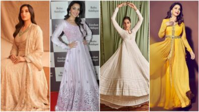 Nora Fatehi, Kiara Advani, Sonam Kapoor and Madhuri Dixit are giving sleepless nights in Anarkali outfits, are you crushing?