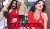 OH SO HOT! Monalisa makes Sultry Statements while dancing in red saree, See Video